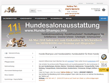 Tablet Screenshot of hunde-shampoo.info